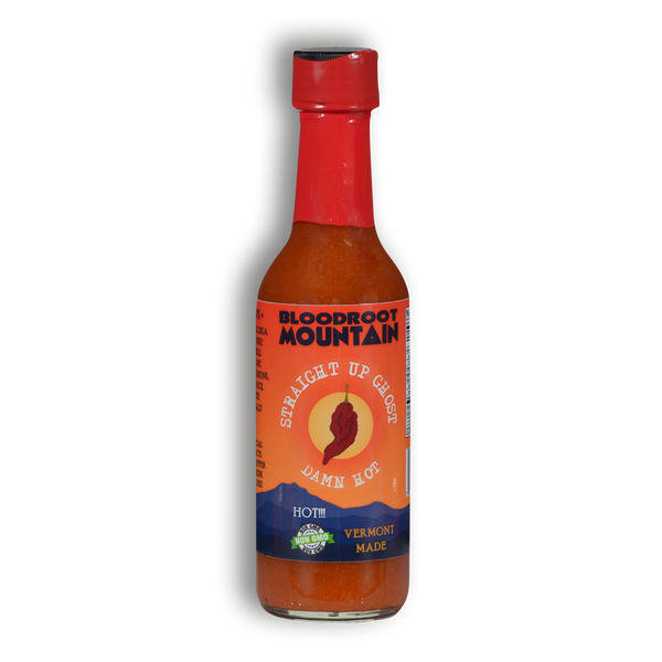 Bloodroot Mountain Straight Up Ghost - 5oz. – Benito's Hot Sauce